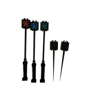 7E Supper Club DeForest Wi Swizzle Sticks Stir Appetizer Pick Set Of 5 Souvenir